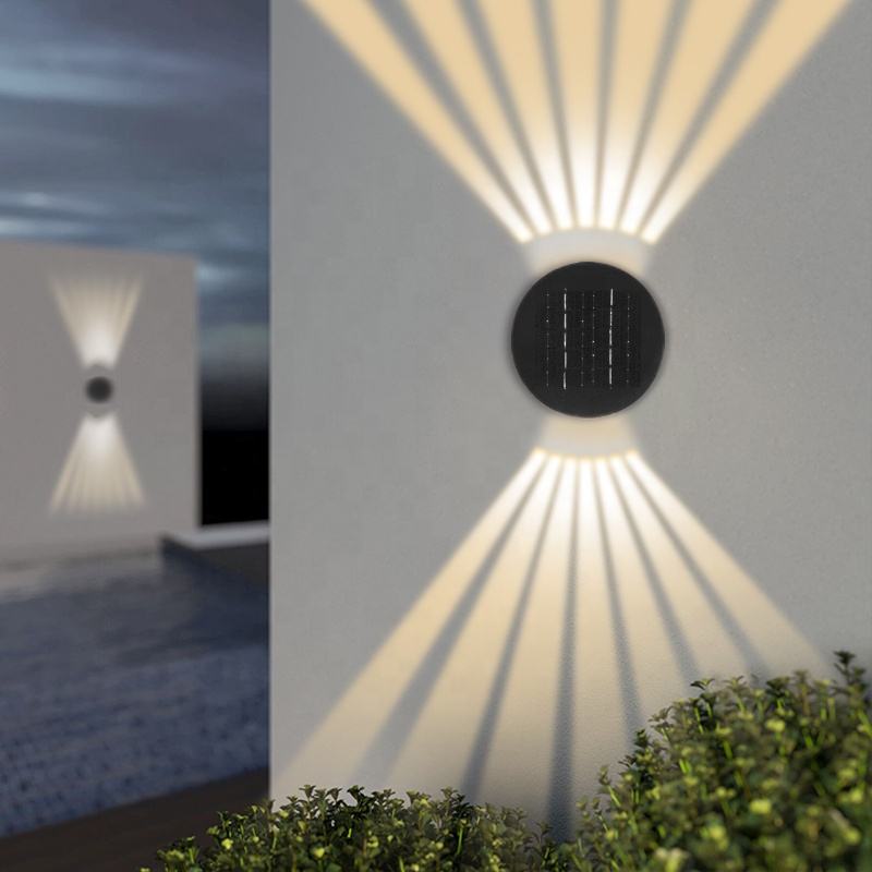 SOLAR SQUARE ROTATING WALL LAMP