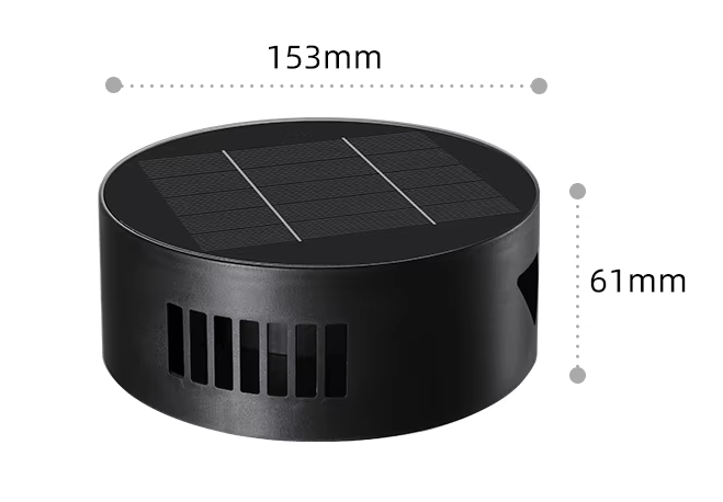 SOLAR SQUARE ROTATING WALL LAMP